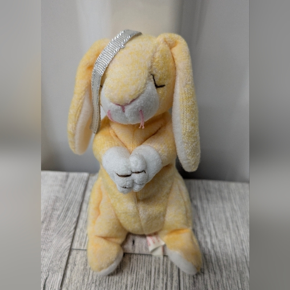 Ty grace Plush Bunny with Yellow and White Fur